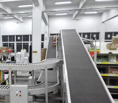 Transportador de correa inclinada